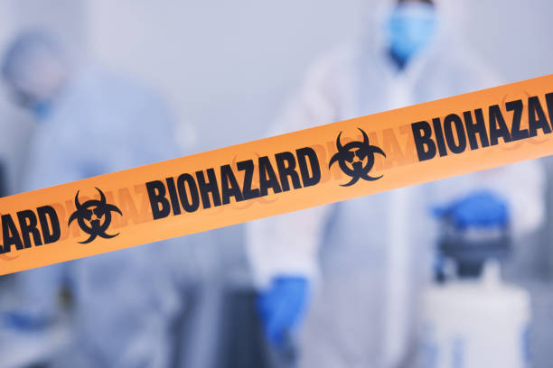 Professional Blood Cleanup technician working in Millstone Township, NJ